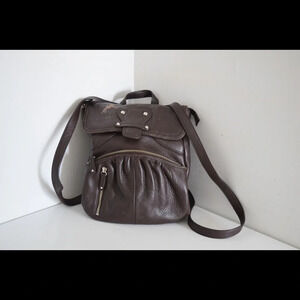 Peele Studio leather backpack